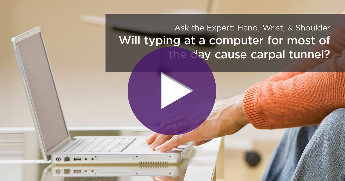 Typing and Carpal Tunnel [Video]